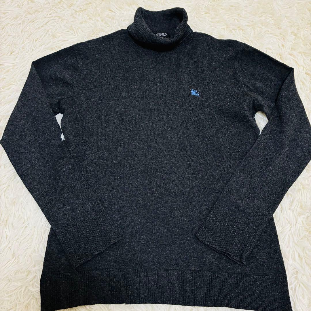 BURBERRY BLACK LABEL　カシミヤ混　タートルネック　サイズ2