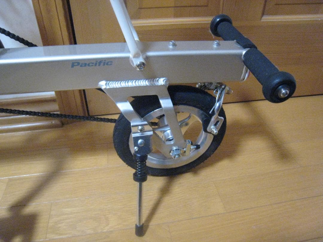 【程度良】キャリーミー(Carry me) ８インチ折りたたみ自転車 シルバー