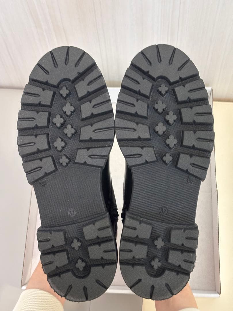 美品！eness エネス本革 サイドジップブーツ 23.5cm 完売サイズ