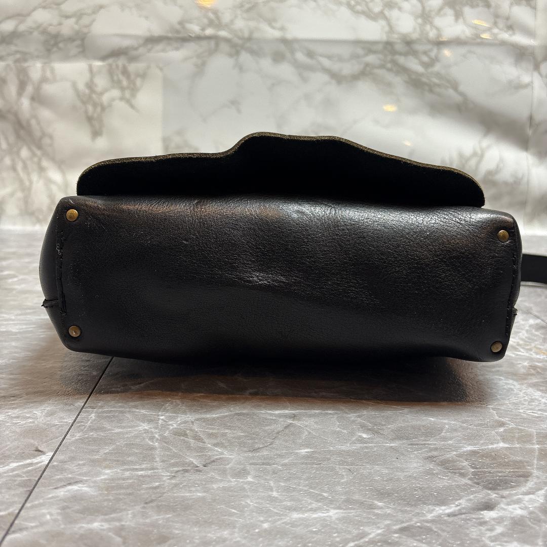 SLOW BEAMS別注 Flap Shoulder Bag 肉厚 本革 スロウ