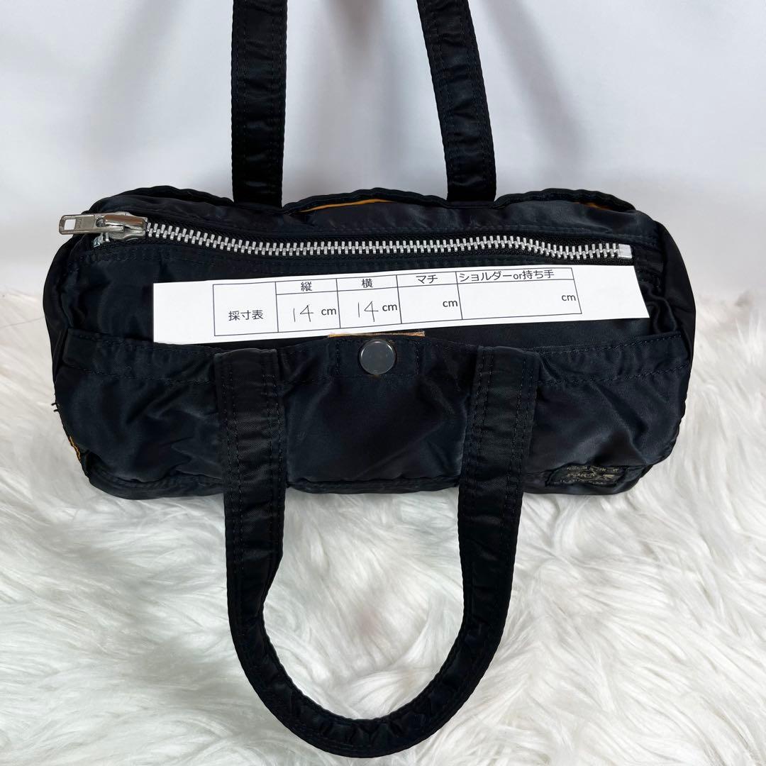 [美品] porter タンカー ダッフルバッグ　ミニボストン　S　ブラック