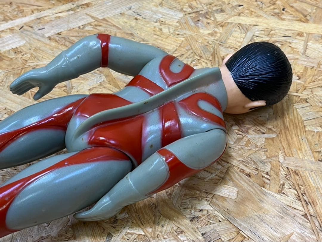 ★当時物 ブルマァクウルトラマンエース　面取れ　ソフビ