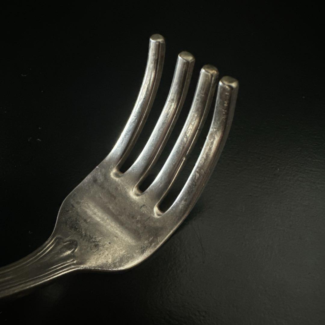 廃盤　オールド　ティファニー バングル　ブレス　フォーク　シルバー　カトラリー