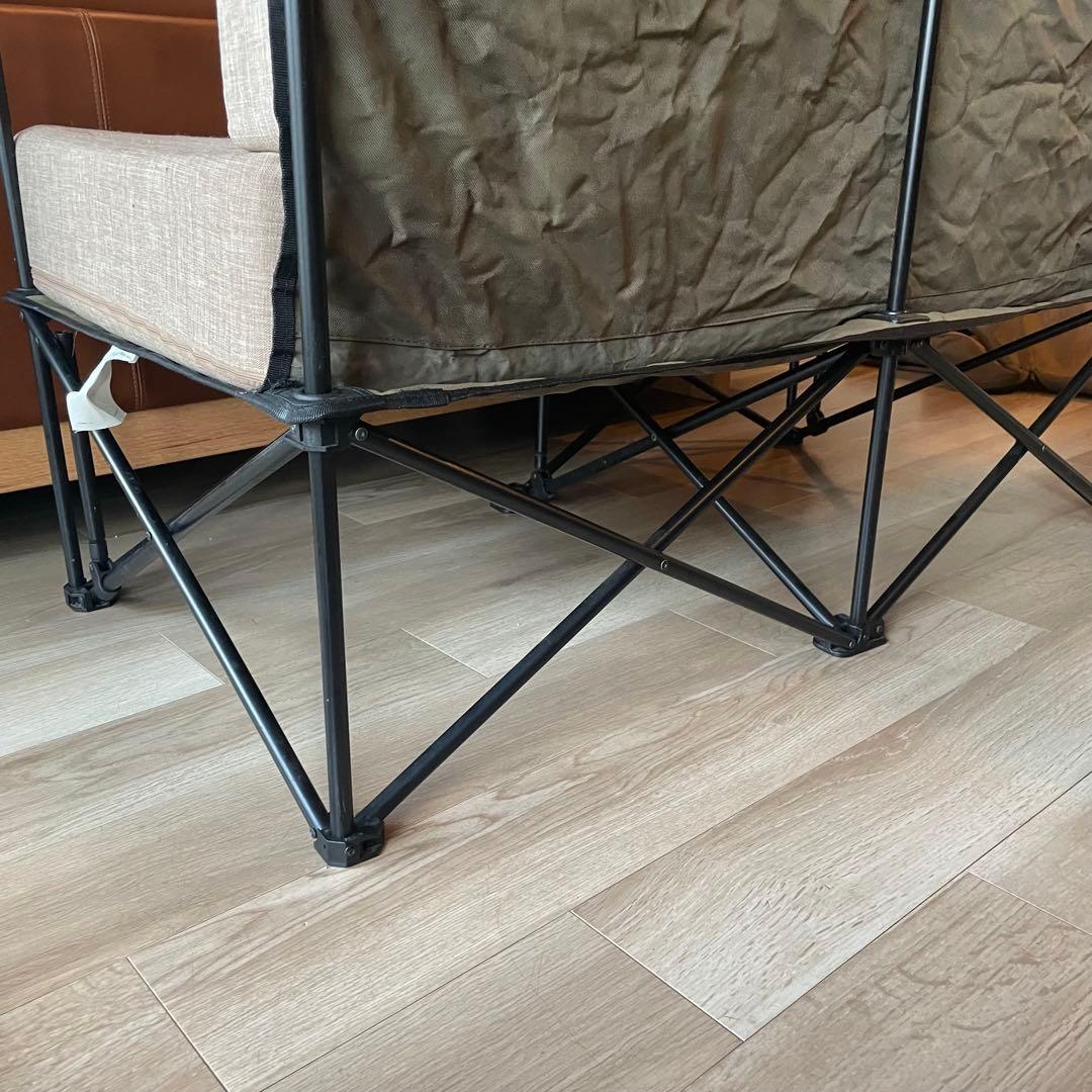 廃盤品　バルコニーで使用　LOGOS ロゴス グランベーシック グランプソファ2