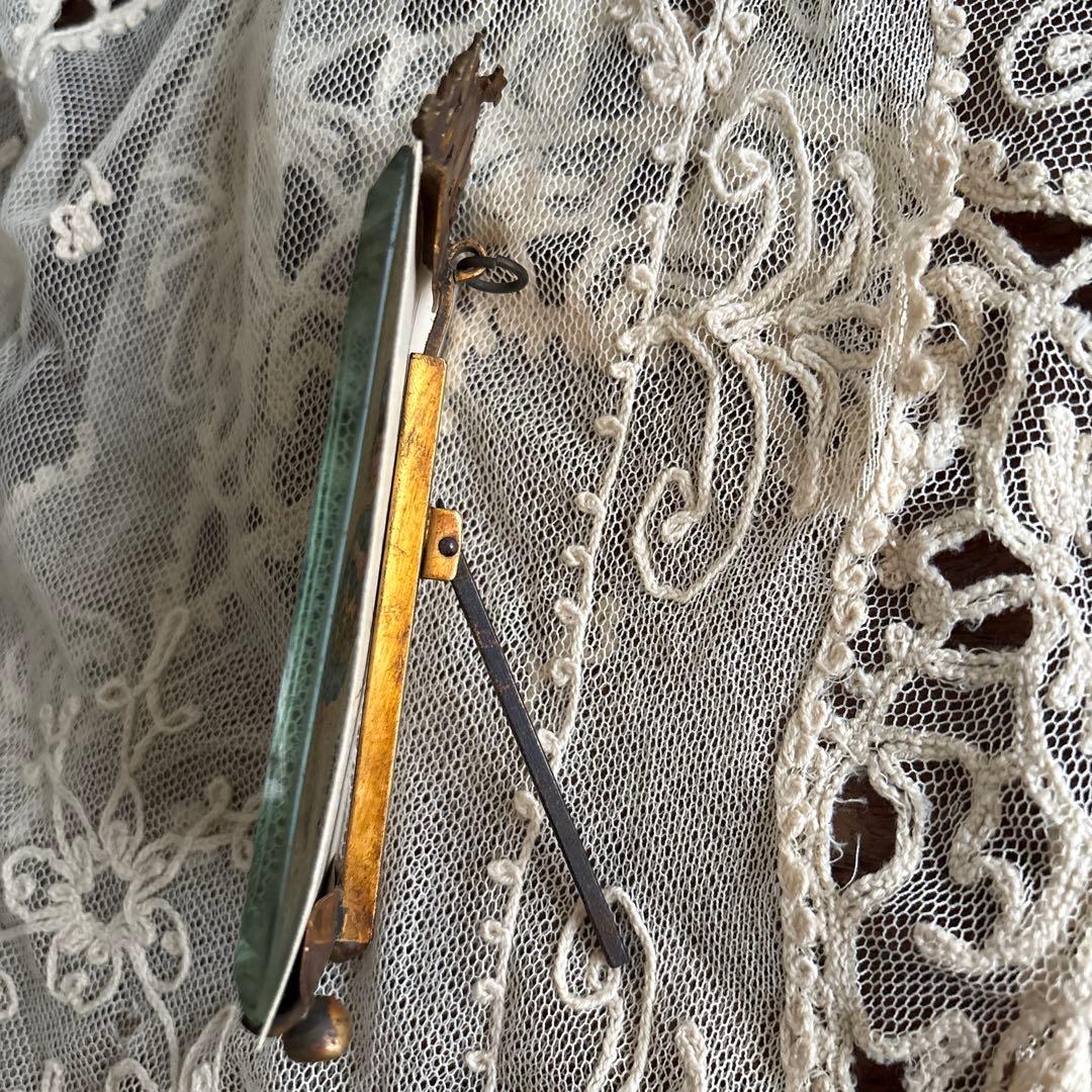 アンティークフォトフレーム　フランスアンティーク　天使　エンジェルフレーム