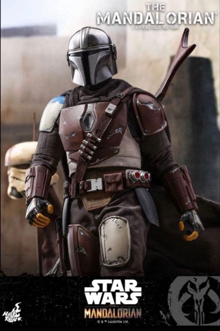 【美品】ホットトイズ　1/6スケールフィギュア マンダロリアン TMS007
