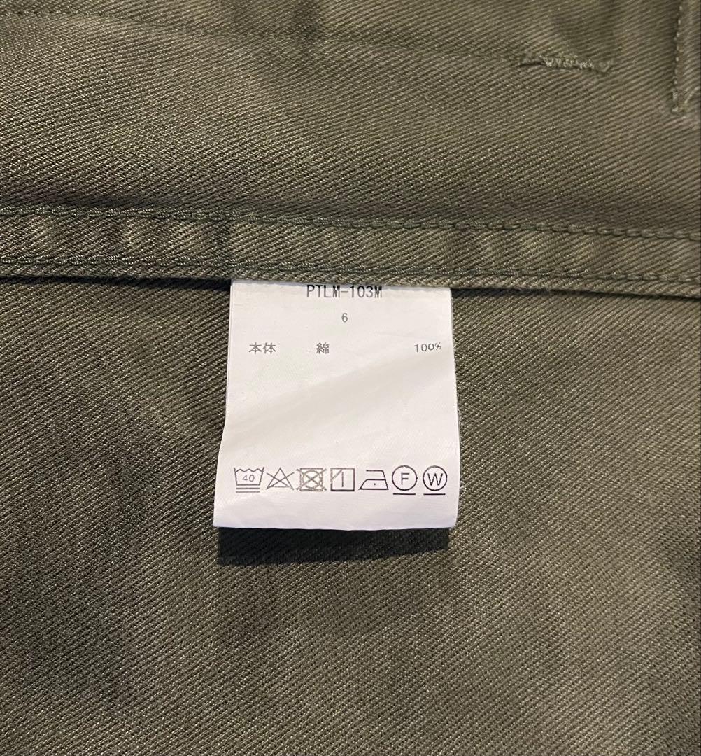 CIOTA スビンコットンバックサテンベイカーパンツ KHAKI 6