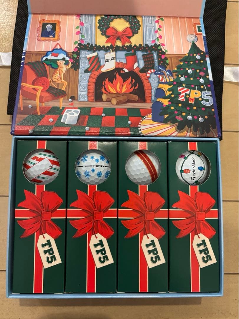 TaylorMade TP5 クリスマス限定ゴルフボール4デザイン✖️3 12球入