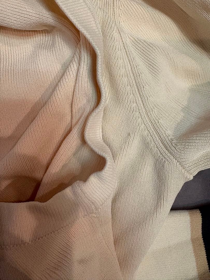 ルルウィルビー トリコカラーカーディガン&ボウプルオーバー　アルアバイル