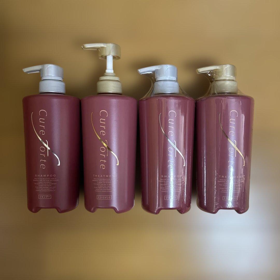 キュアフォルテ シャンプー トリートメント600ml 4本セット お値下げ中！