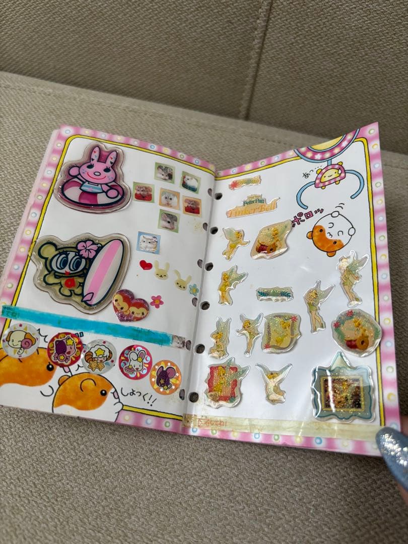 平成レトロ　シールブック　シール帳　ハムスター　当時品