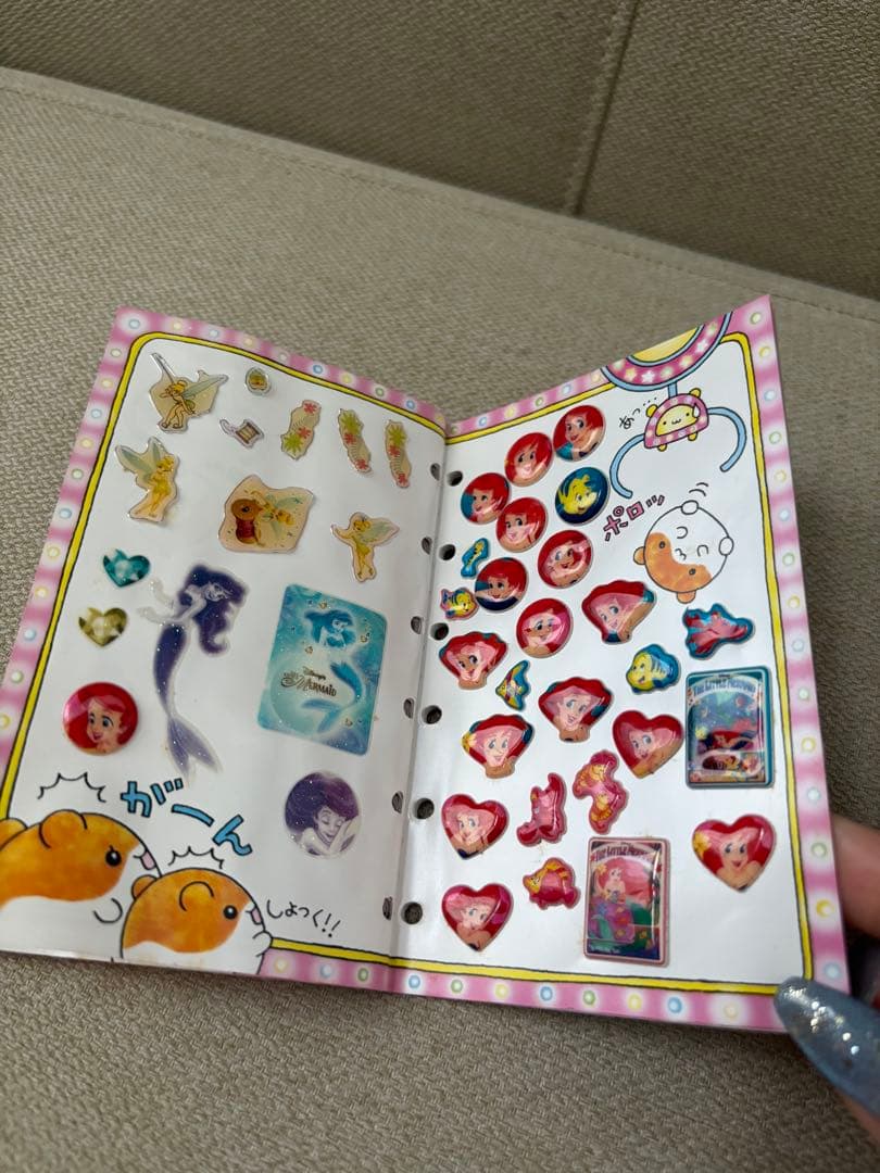 平成レトロ　シールブック　シール帳　ハムスター　当時品