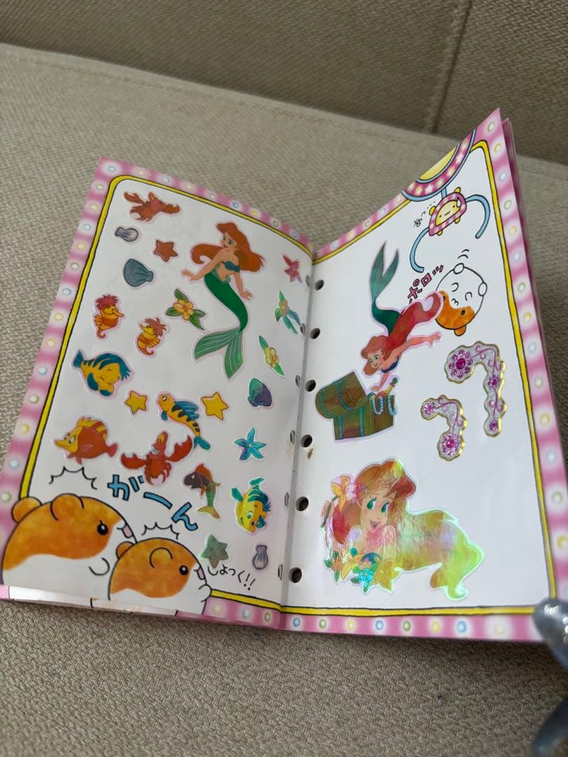 平成レトロ　シールブック　シール帳　ハムスター　当時品