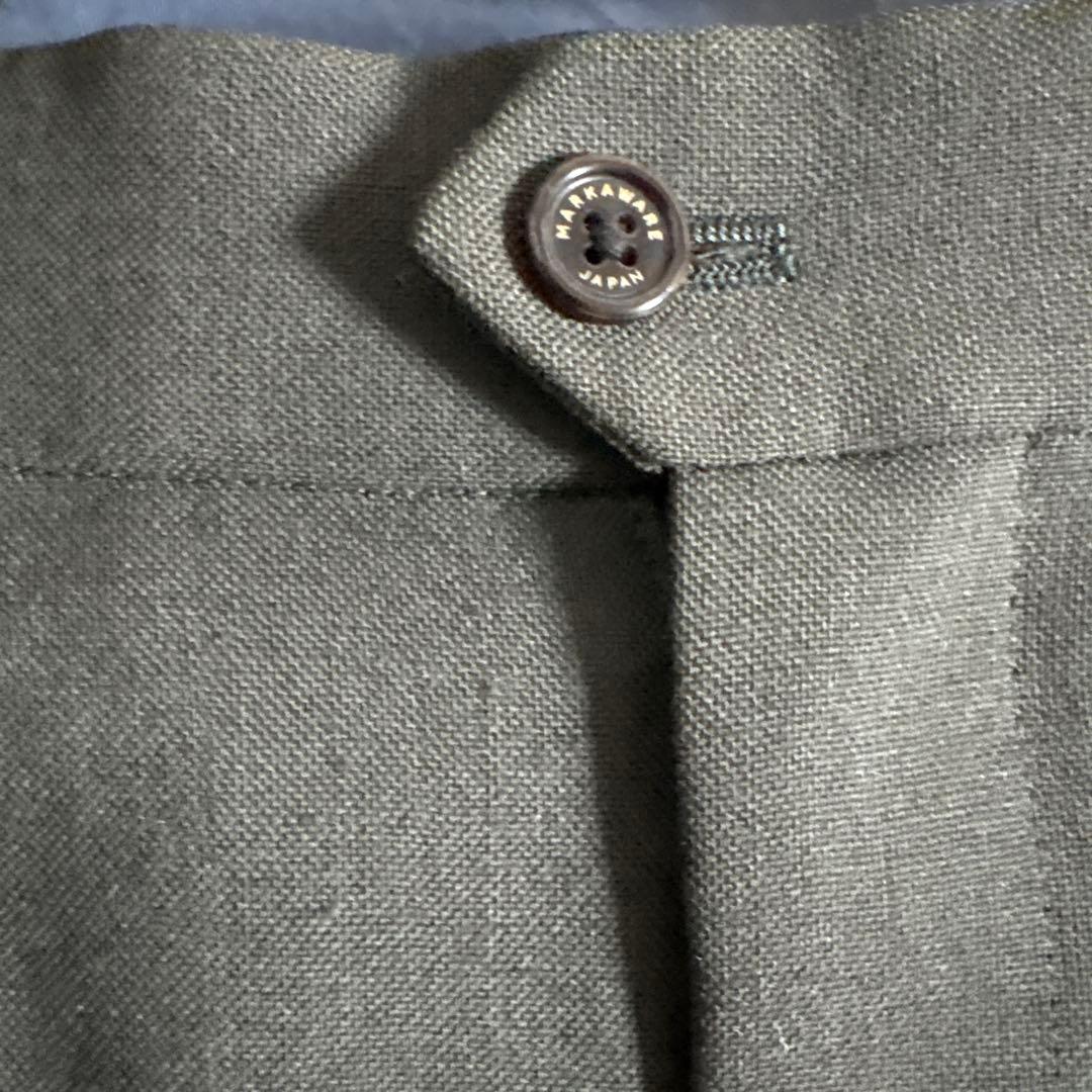 ほ*ん様 2/7まで！markaware タックトラウザーズ