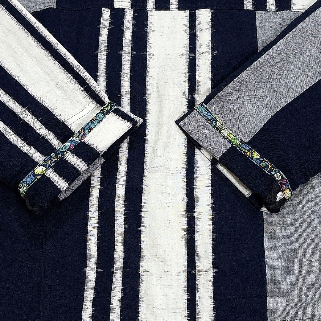 ✨美品✨KURUMI 久留米絣　チュニック　ワンピース　ギエモン　近年　コットン