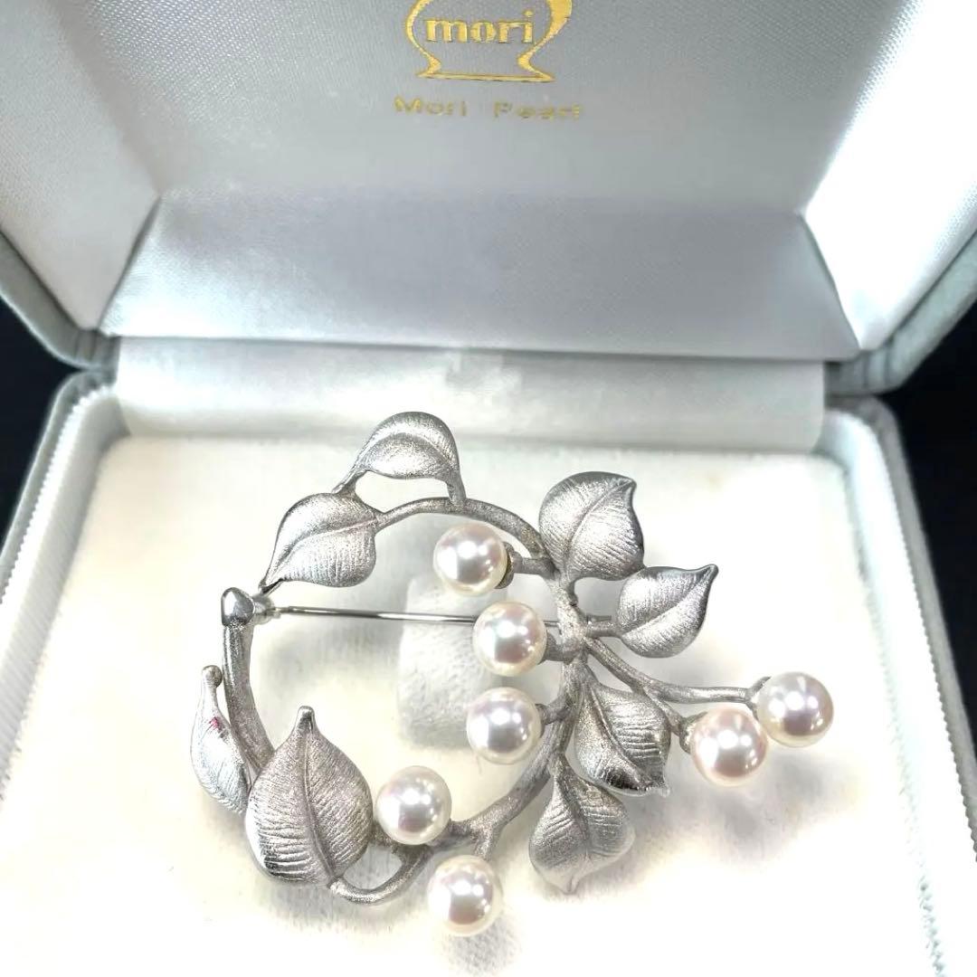 森パール　パールブローチ　入学式　卒業式　あこや真珠　コサージュ　検索-ミキモト