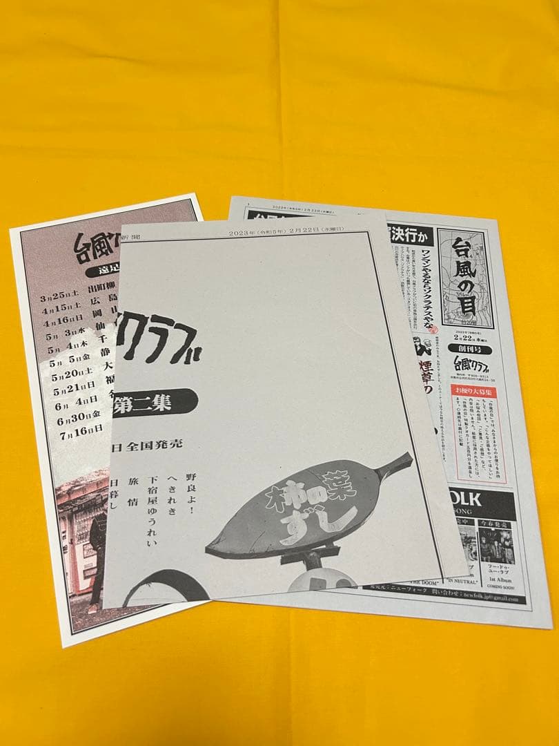 台風クラブ アナログレコード　2枚セット