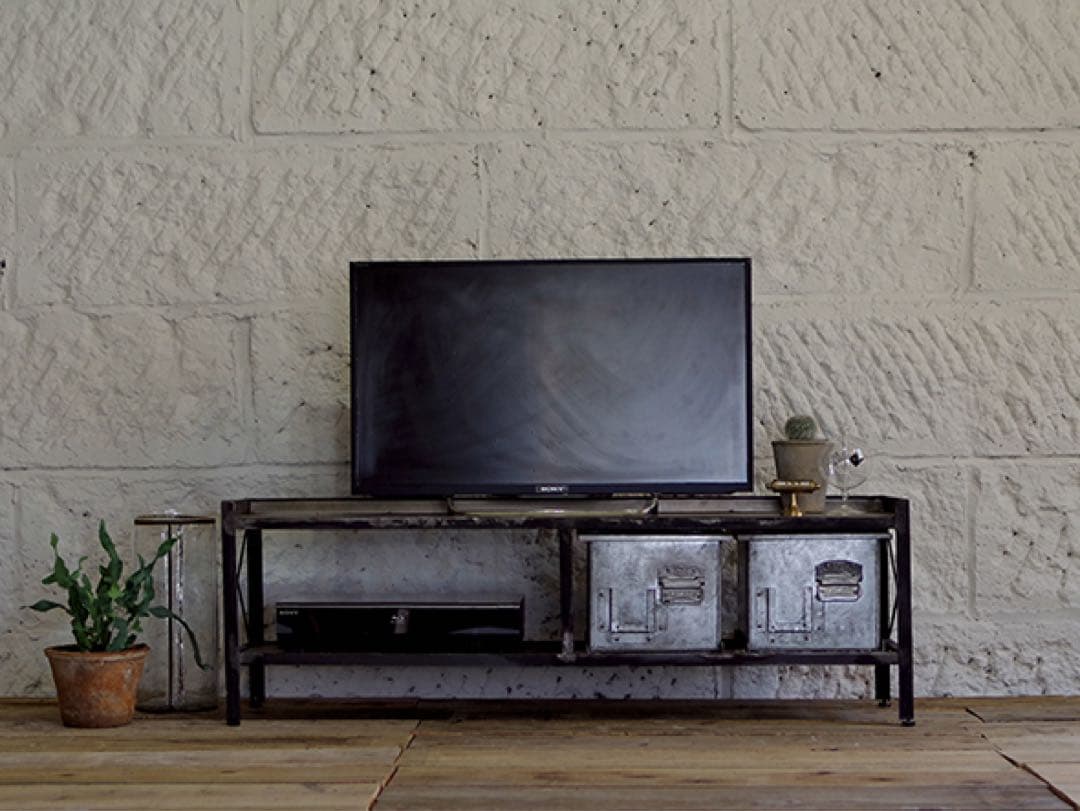 インダストリアルスタイル テレビ台 120cm