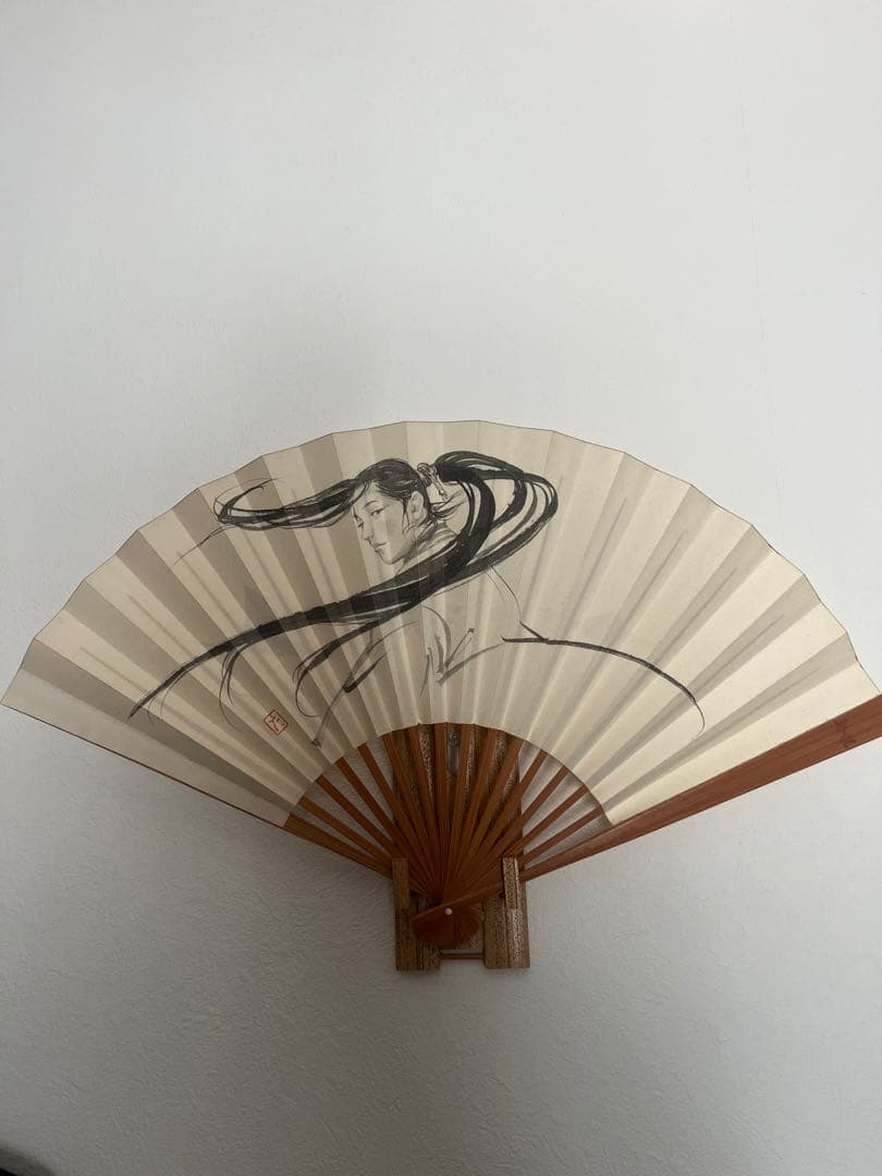“バガボンド”　佐々木小次郎デザイン和風扇子