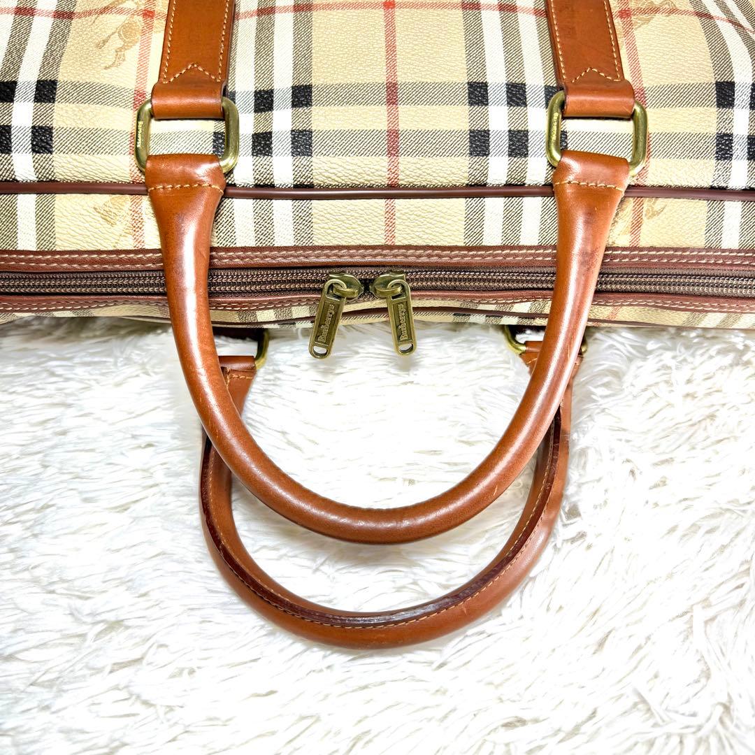 BURBERRY バーバリー ブリーフケース ビジネスバッグ PVC ブラウン