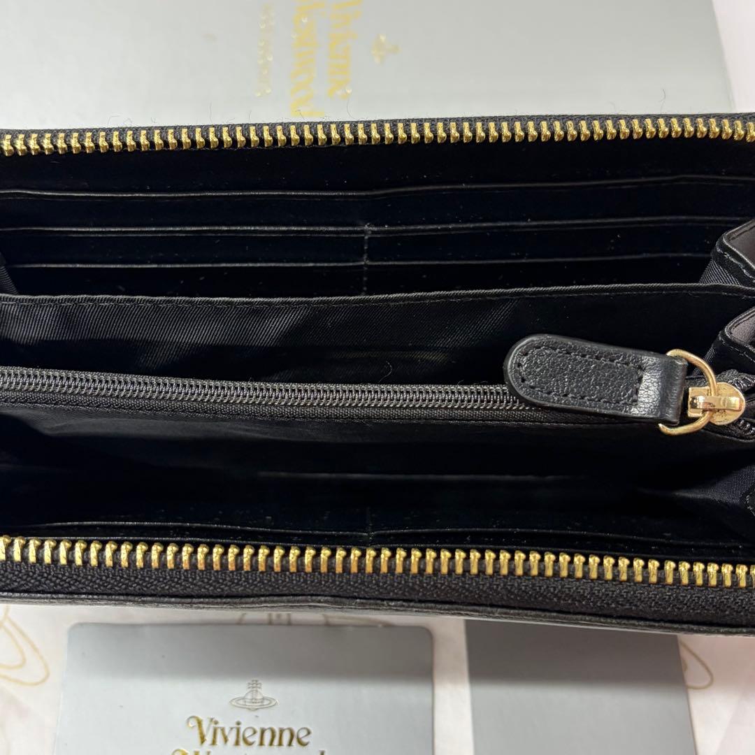 新品同様‼️ ヴィヴィアンウエストウッド　財布　長財布　オーブ　ラウンドファスナー