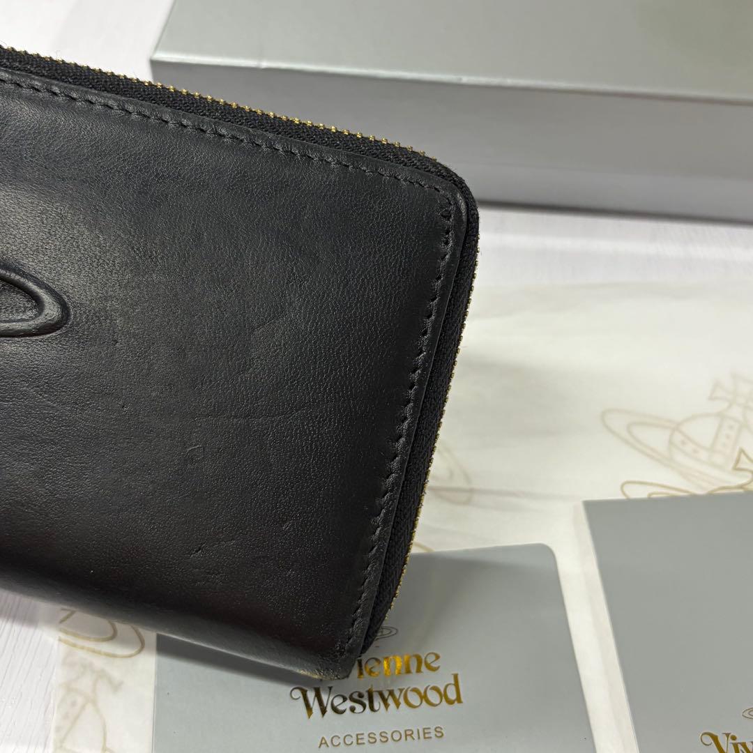 新品同様‼️ ヴィヴィアンウエストウッド　財布　長財布　オーブ　ラウンドファスナー