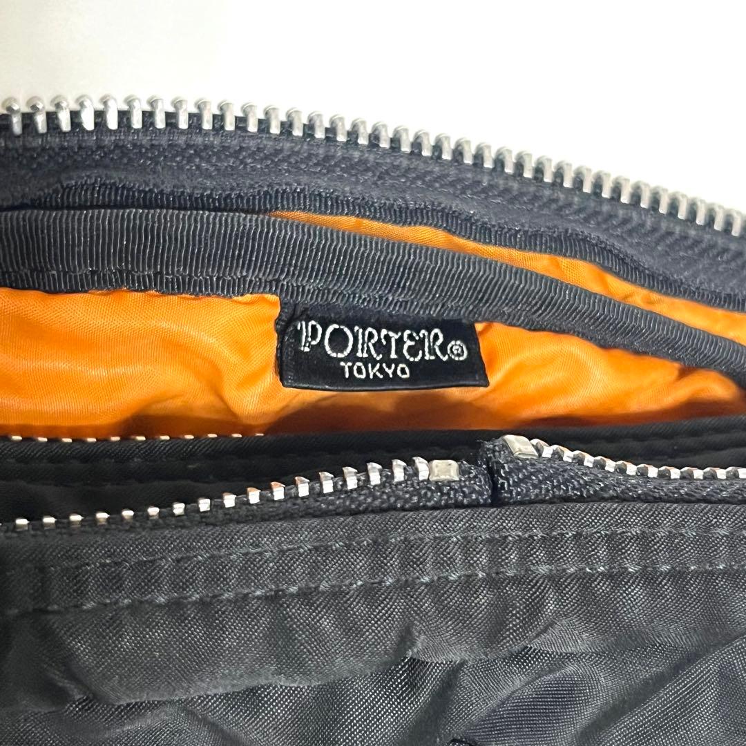 【美品】PORTER ブラック ショルダーバッグ