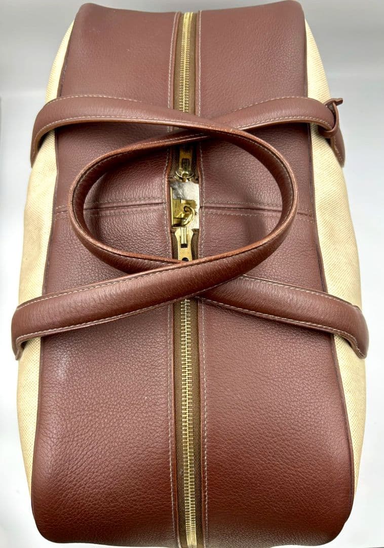 a*o様 【極美品】HERMÈS ヴィクトリア50 トラベルバッグ トワルアッシ