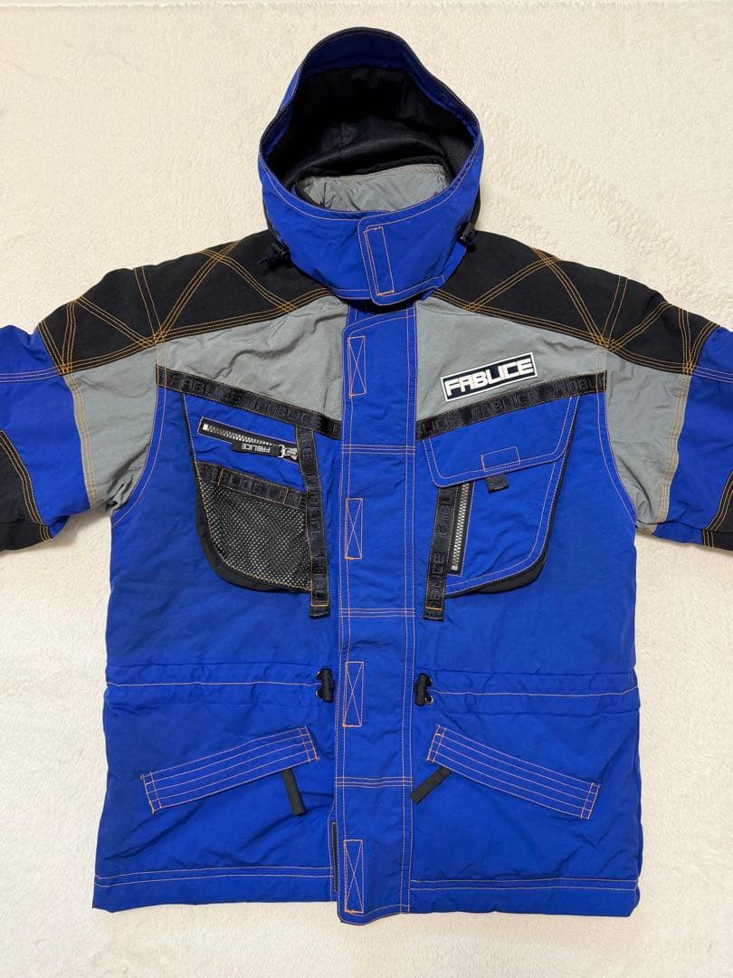 FABLICE LB3 大きめ レトロ スキーウェア 上下セット メンズ 2L