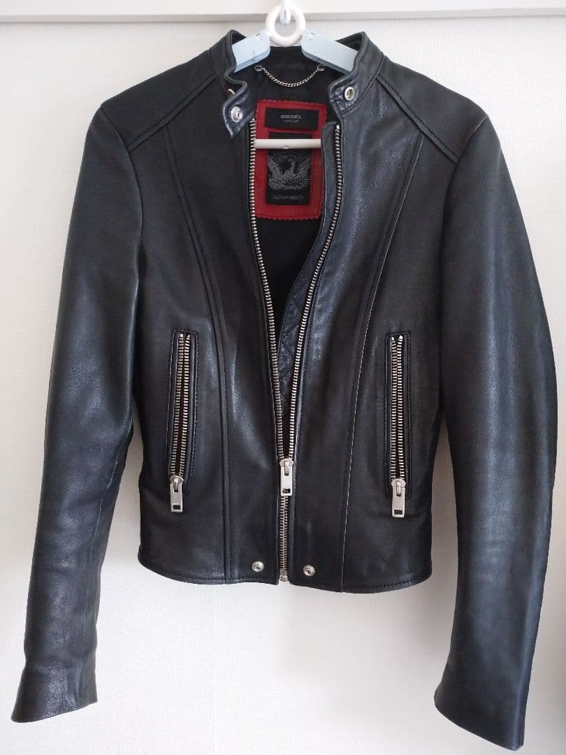 DIESEL TIMELESS ディーゼルライダース ジャケット ラムレザー