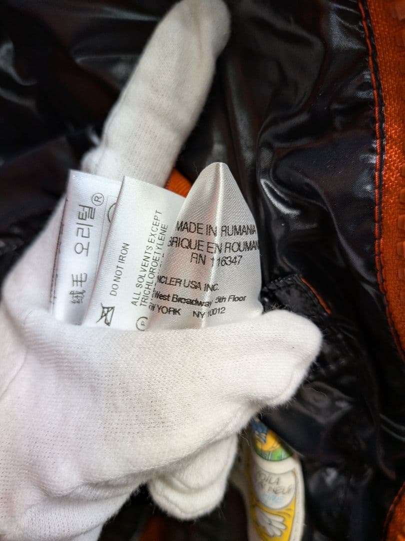 MONCLER オレンジ ダウンベスト サイズ3