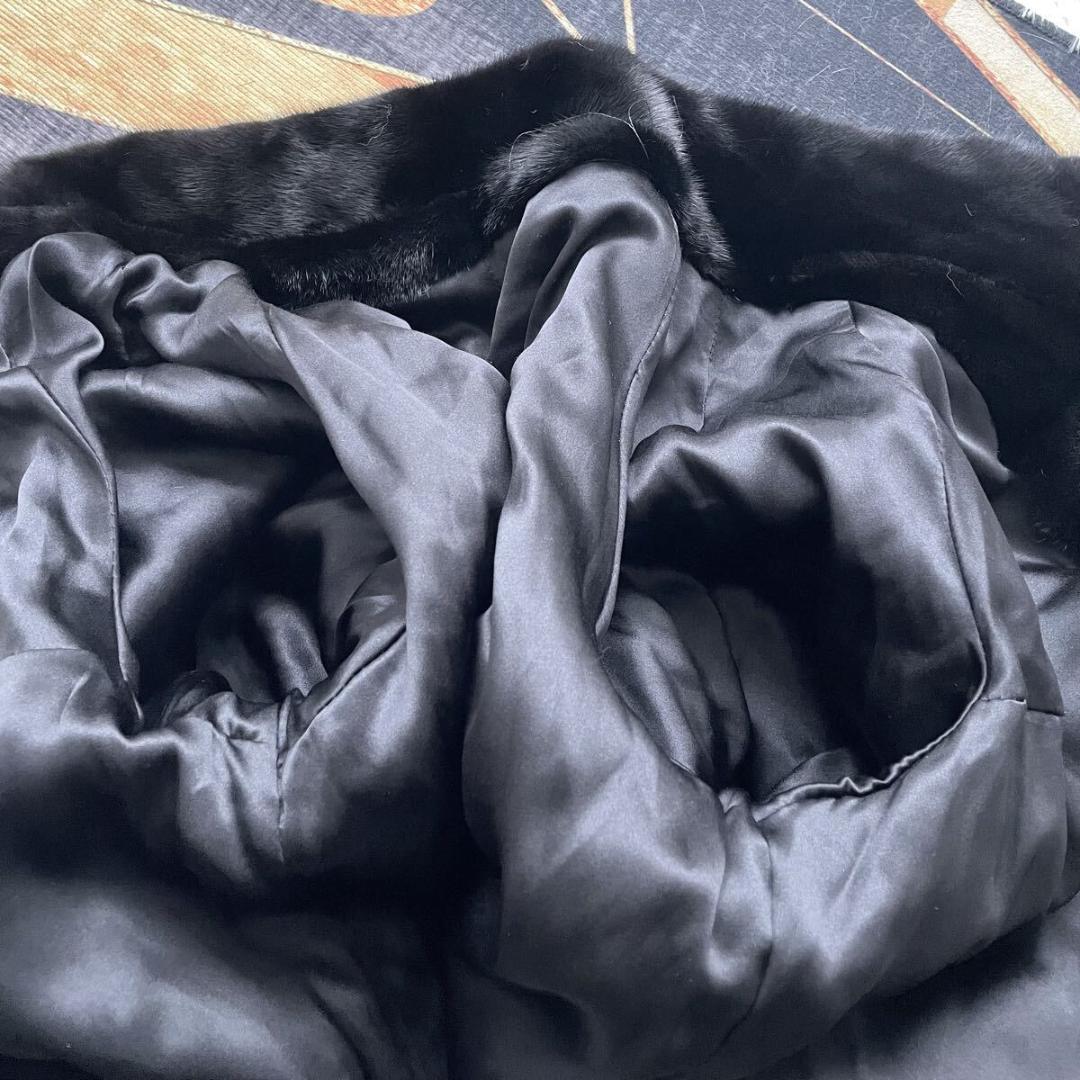 近年人気モデル/未使用級◎ 横段/総丈82 ミンク ファーコート 3L 軽量毛皮