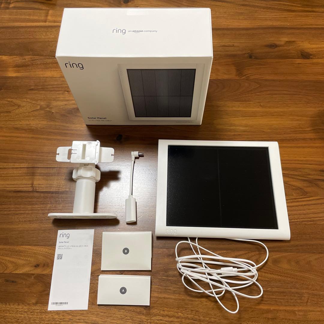 防犯カメラ Ring Stick Up Cam Battery & Solar Panel