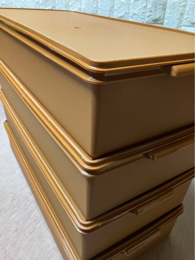 【タッパーウェア】衣類収納ケース　昭和レトロ tupperware