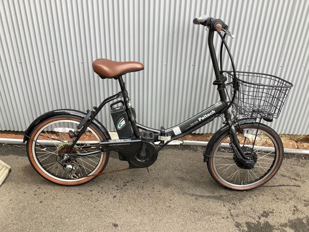 ベルテック新機種電動アシスト自転車折りたたみ20インチ　ブラックボディー