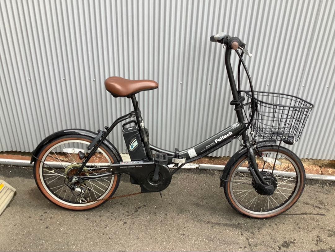 ベルテック新機種電動アシスト自転車折りたたみ20インチ　ブラックボディー