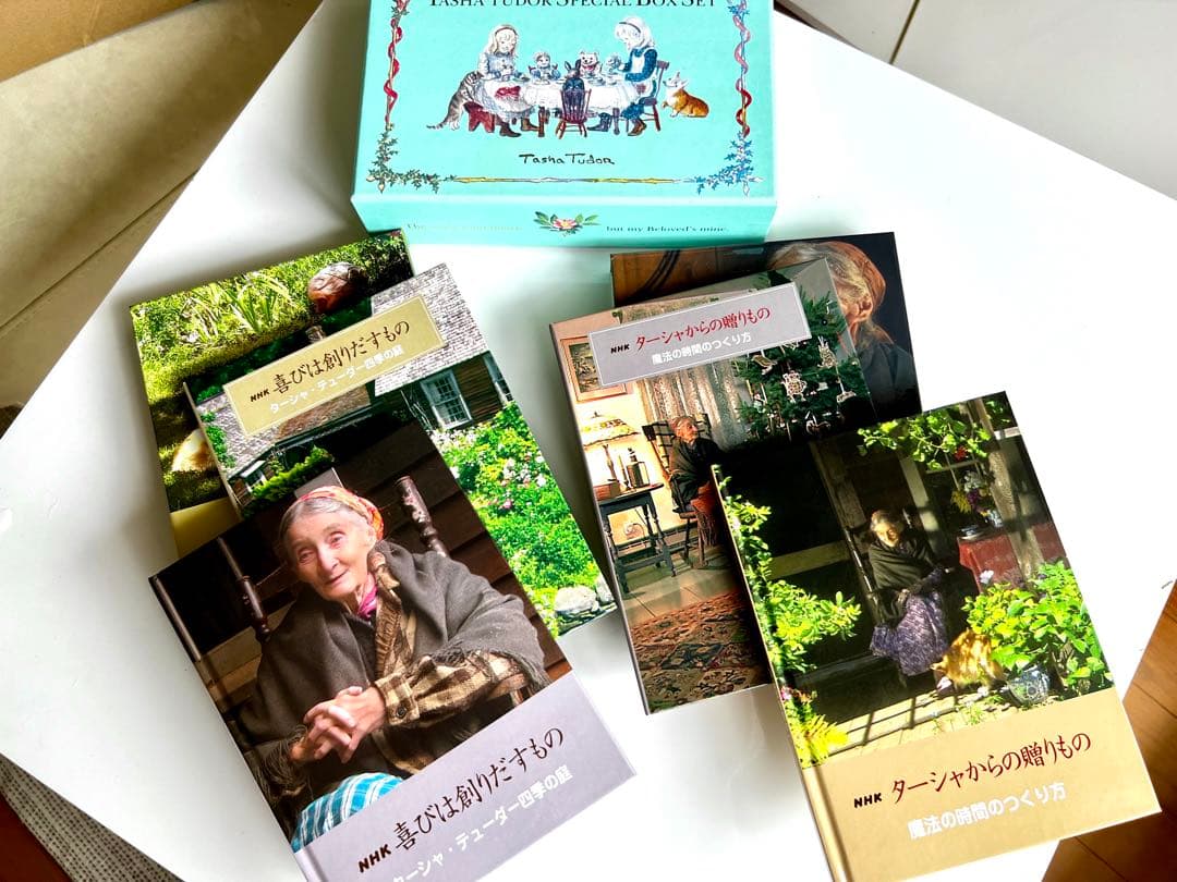 中古．数量限定生産 NHK ターシャ・テューダー DVD+愛蔵本 BOXセット