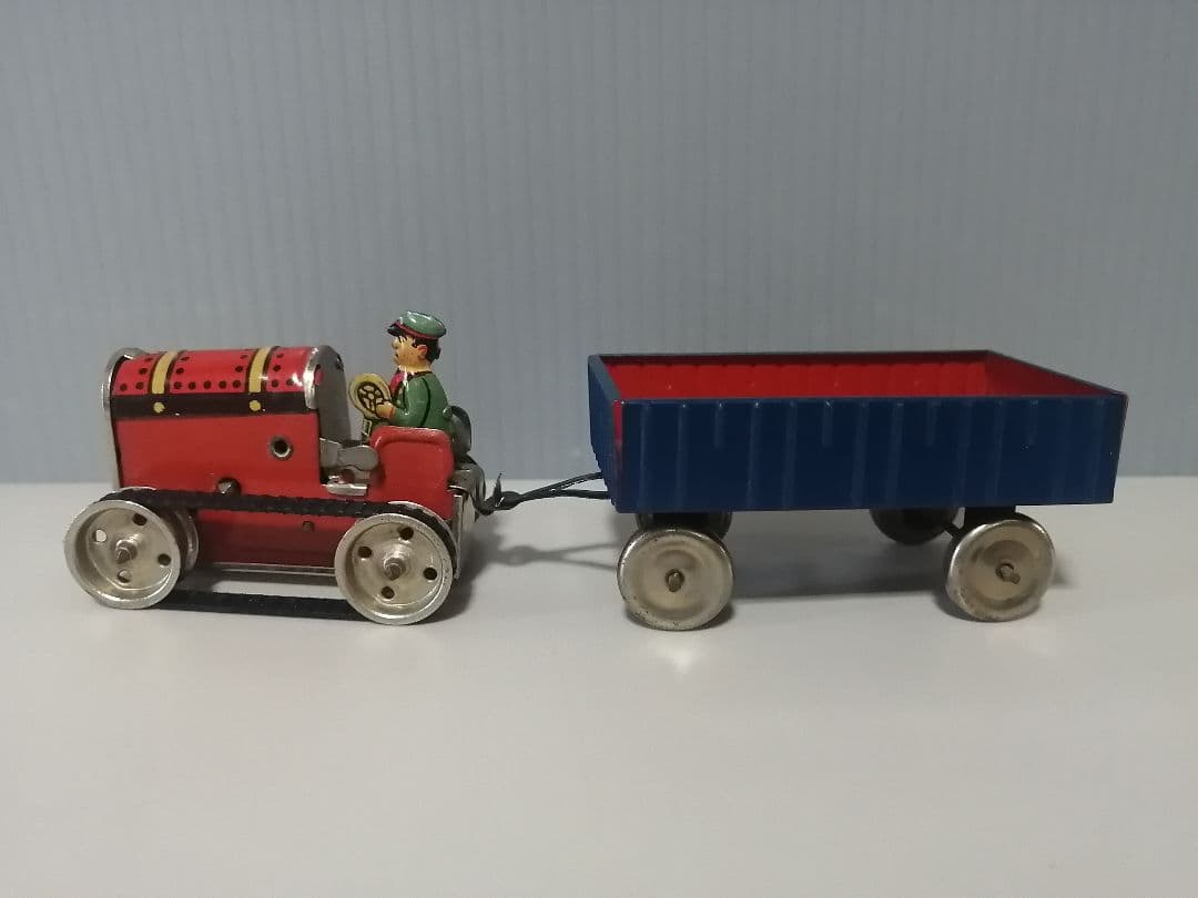 GAMA　ステーショントラクター　ゼンマイ　ブリキ製