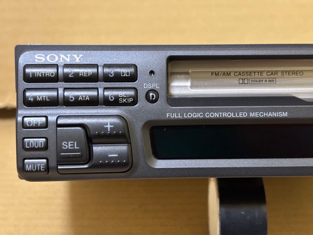 美品 ソニー　1DINカセットデッキ XR-313