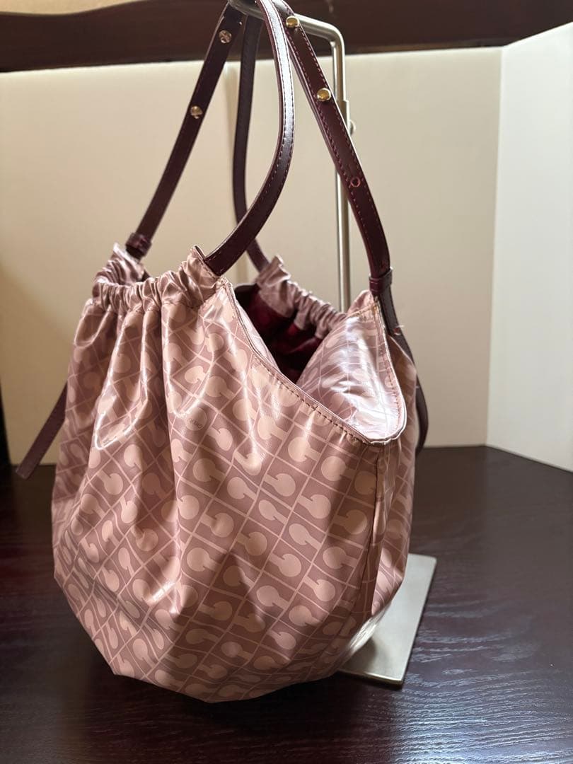GHERARDINI ゲラルディーニ トートバッグ ピンク ＜バルーン型＞極美品