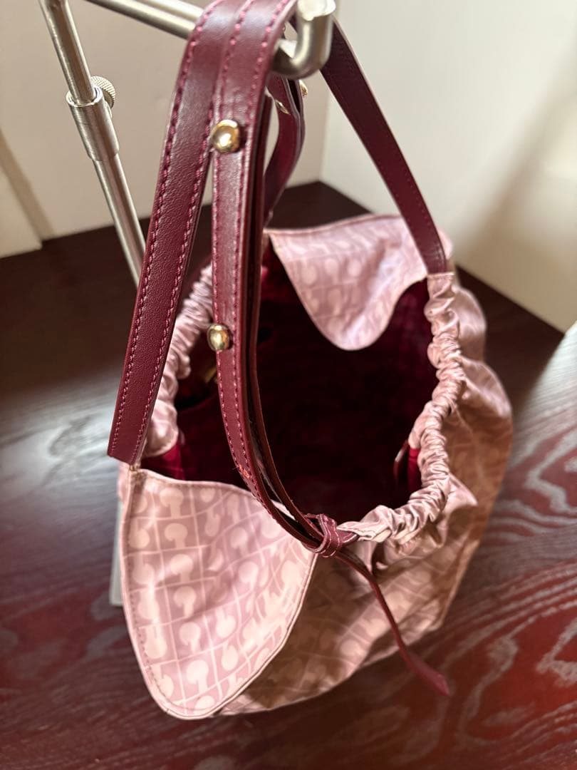 GHERARDINI ゲラルディーニ トートバッグ ピンク ＜バルーン型＞極美品