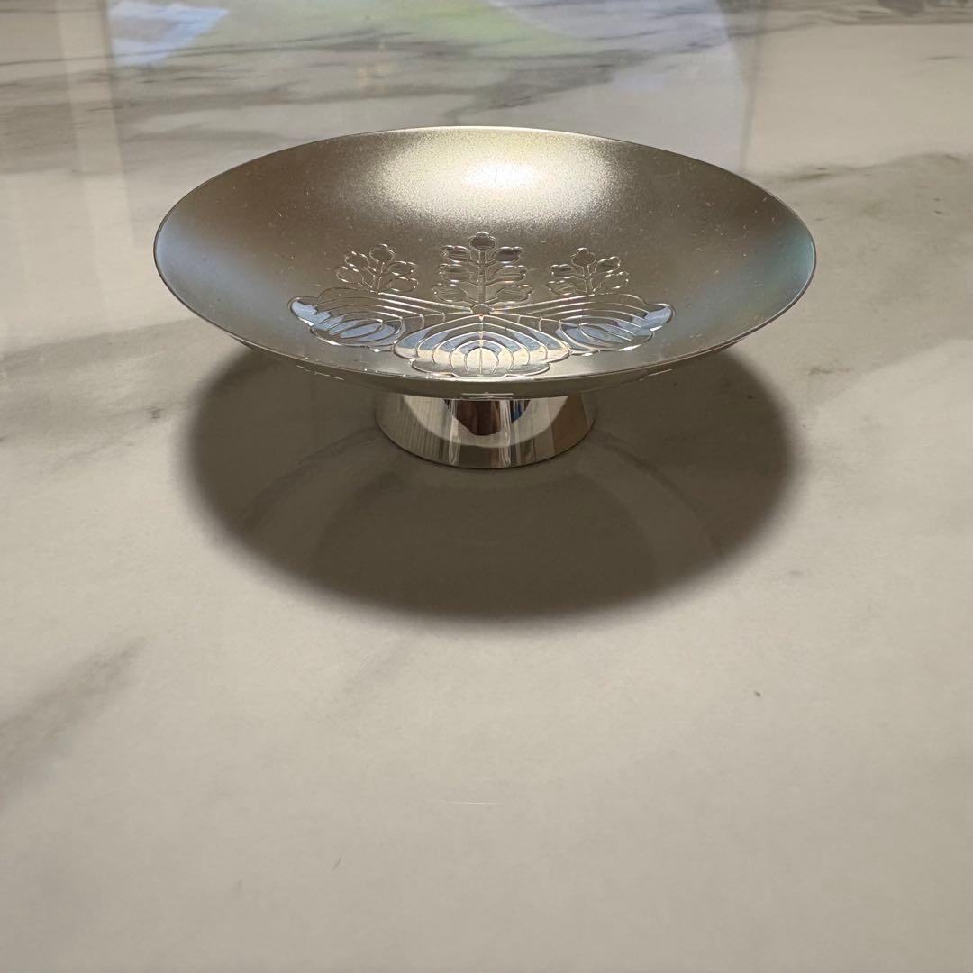 銀盃　造幣局刻印有