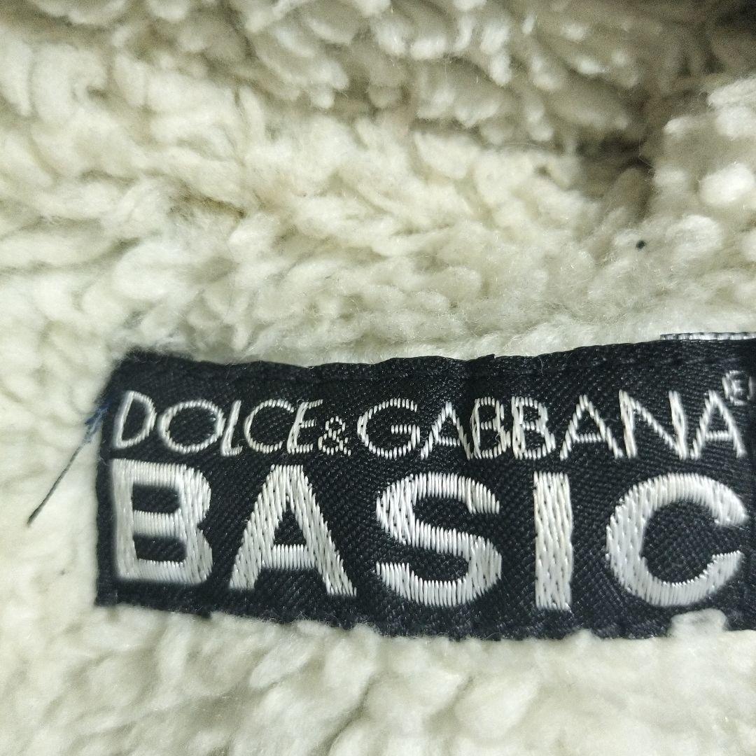 美品 ドルチェ&ガッバーナ 裏ボア ヴィンテージ加工 切替 デニムジャケット L