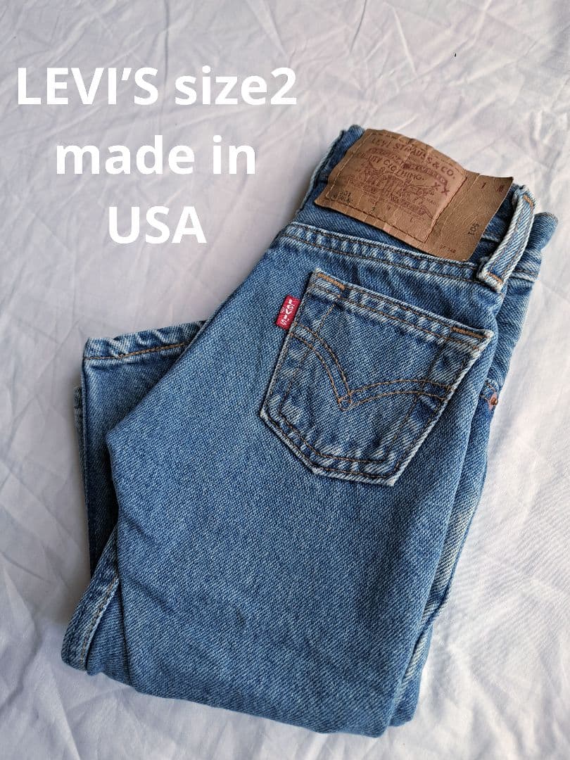 LEVI'S 501 デニム サイズ2 USA製 希少!!レア!!