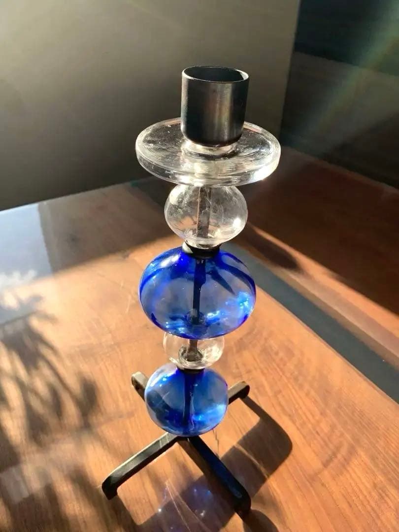 エリックホグラン　キャンドルホルダー　4連 大型　十字脚　北欧ビンテージ