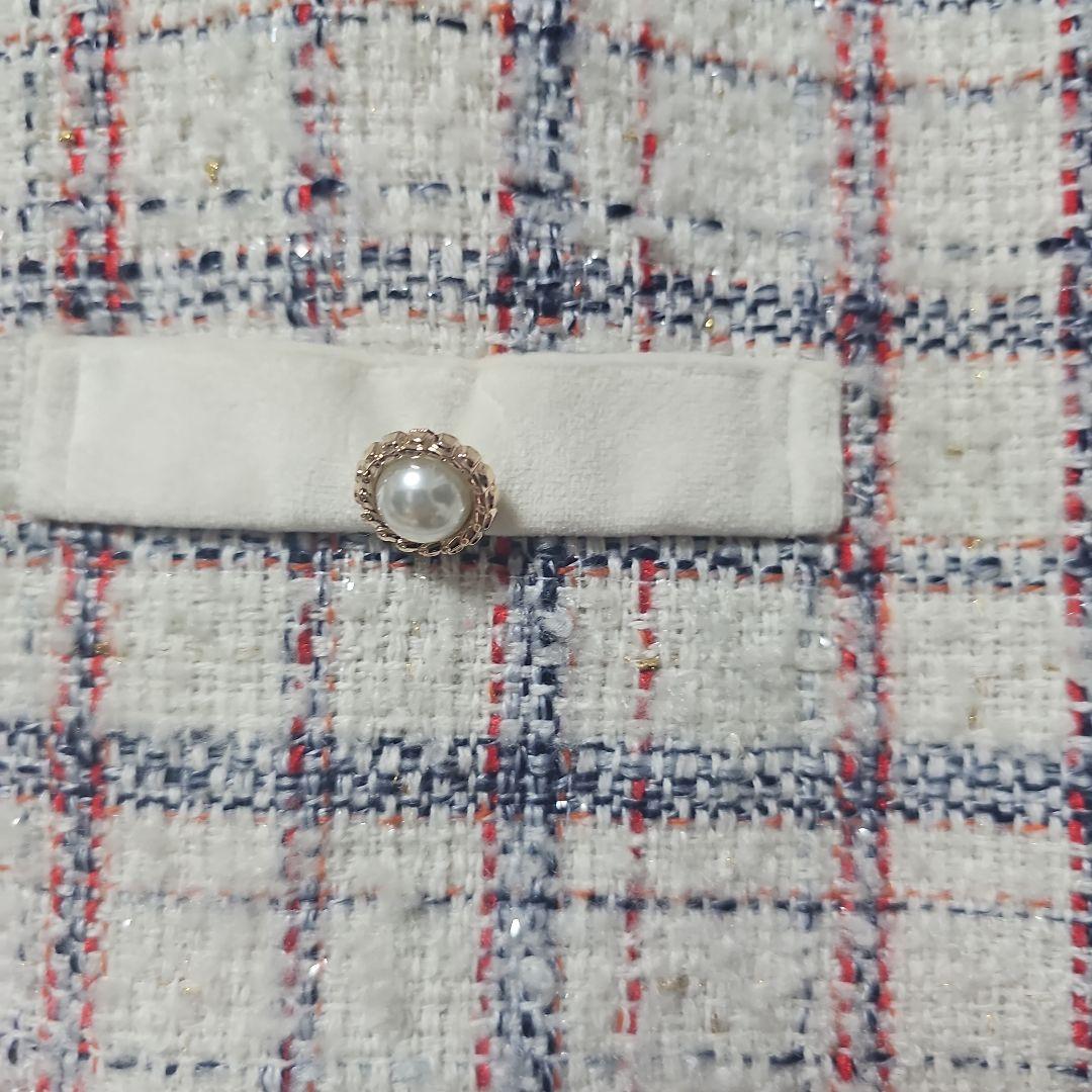 チェスティ　ツイードチェック柄ワンピース