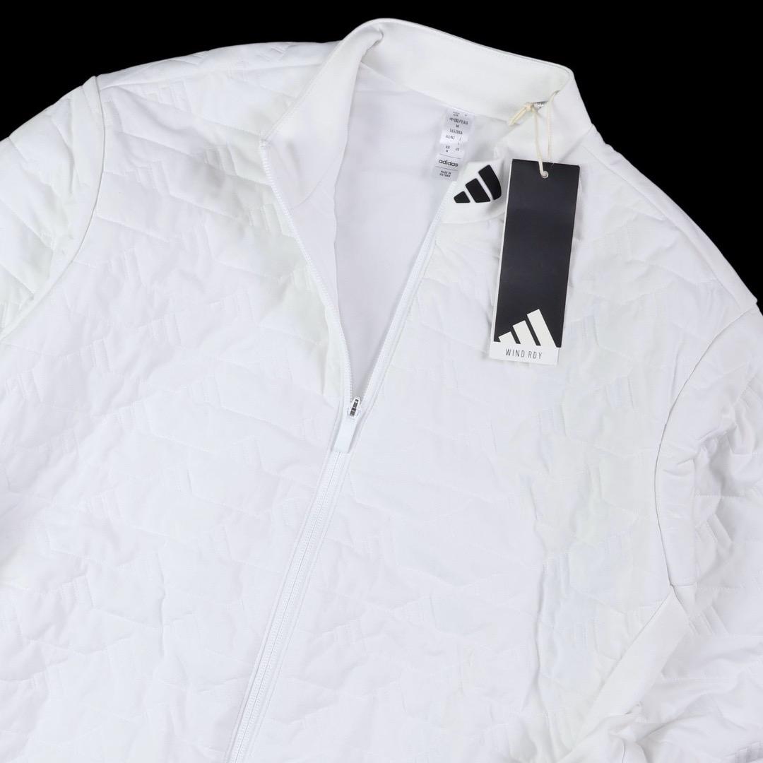 【XL】定価37,400円 アディダスゴルフ 保温 中綿 キルト セットアップ白