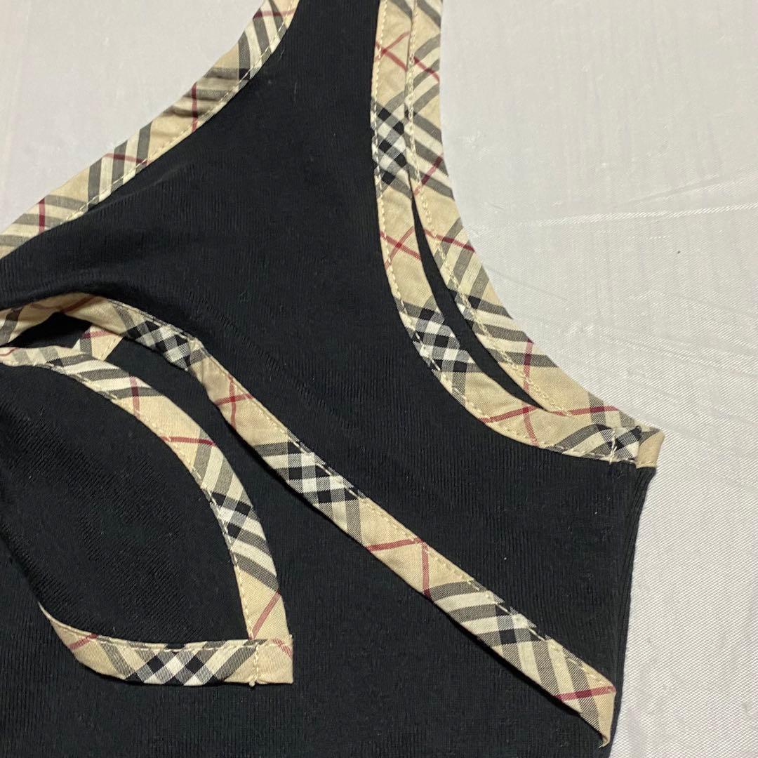 BURBERRY BLUE LABEL タンクトップ キャミソール　38 黒系