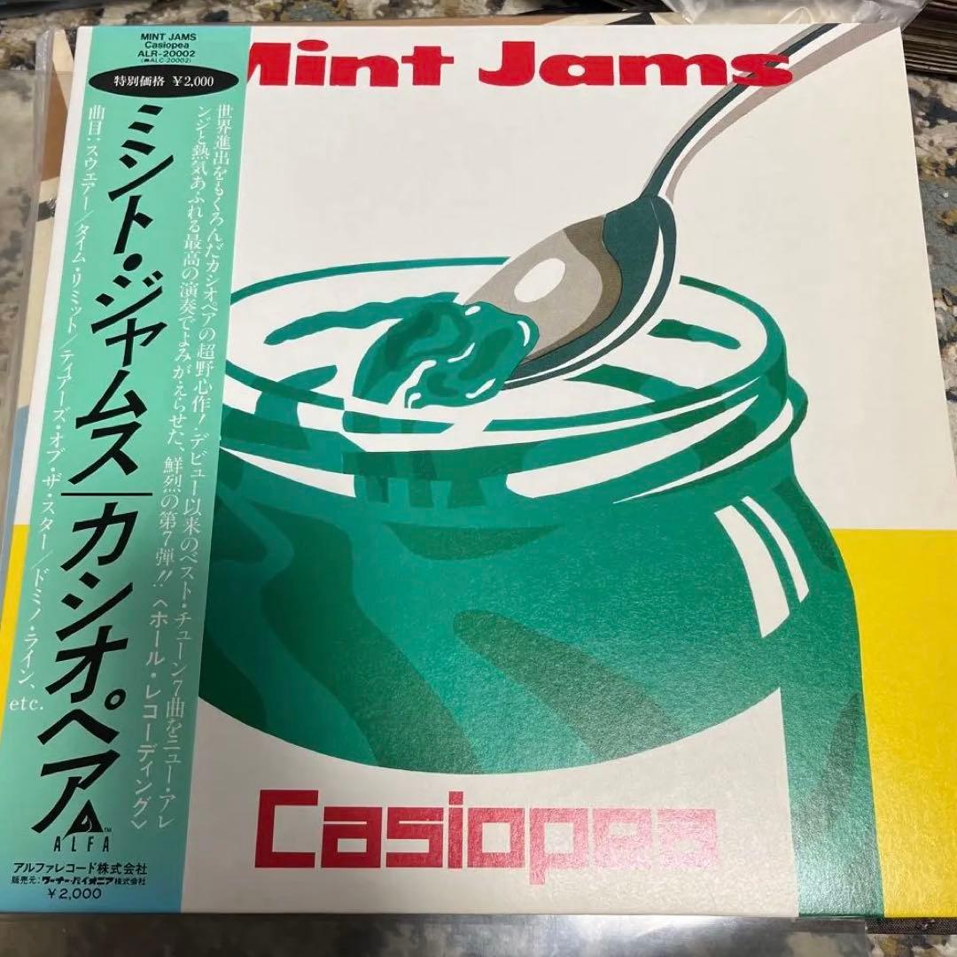 【LP/帯付】カシオペア　ミントジャムス　レコード