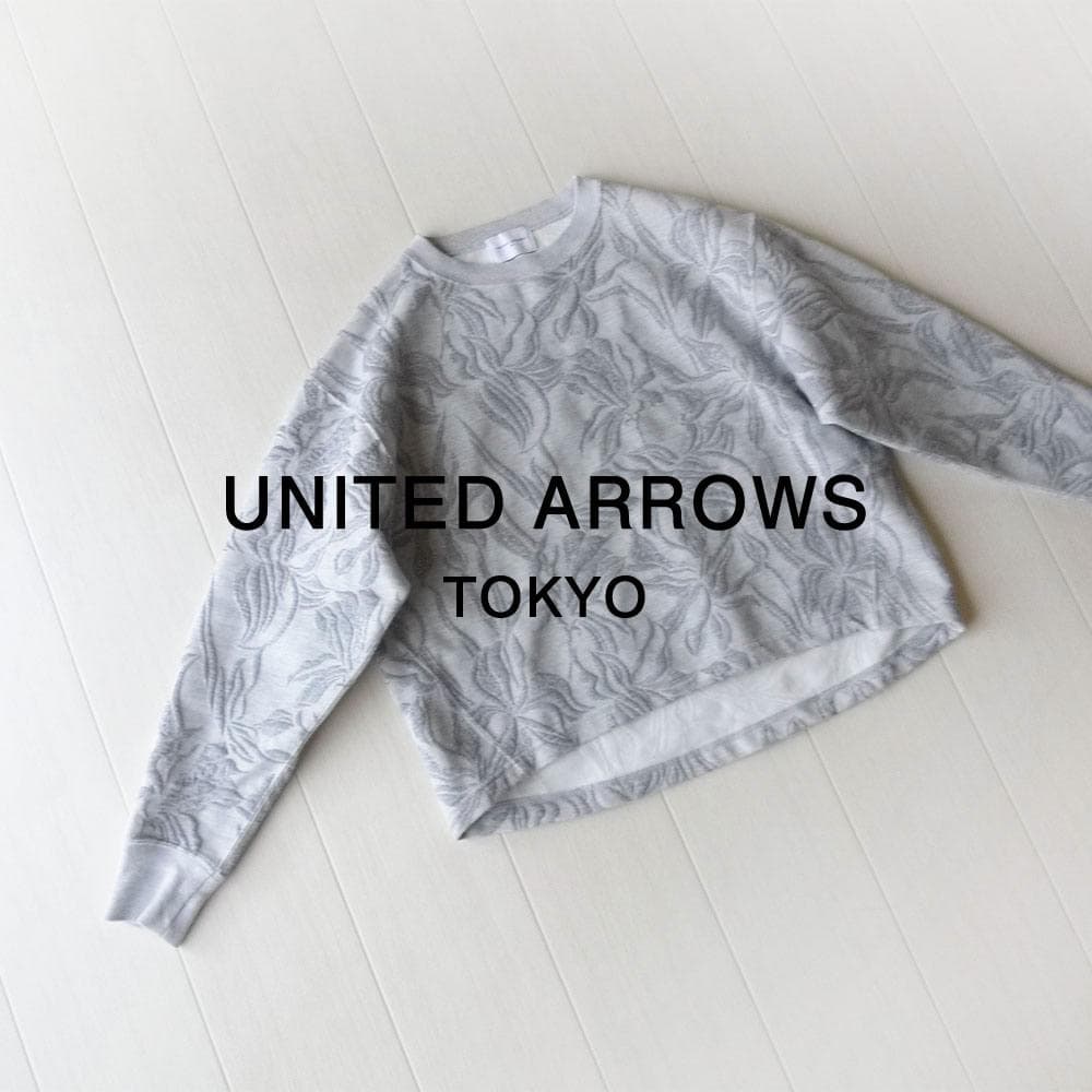 美品 ユナイテッドアローズ TOKYO 1,8万円 フラワー柄 スウェット E